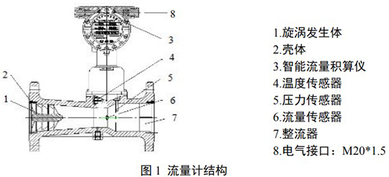 dn25旋進(jìn)旋渦流量計結(jié)構(gòu)圖